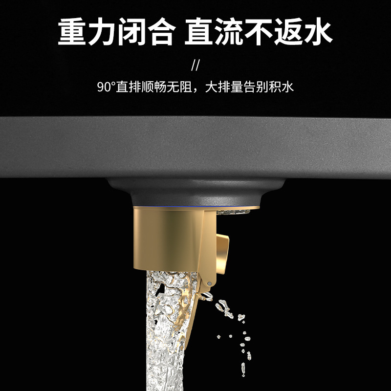 二重穴排水ロングフロアドレンブラッシュドグレーバンブーフロアインビジブルダブル排水フロアドレンシャワー大排気量銅消臭コア|undefined
