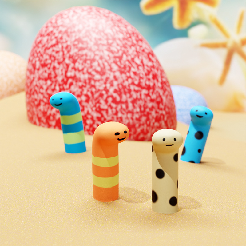 Acuario paisajismo marino adornos hundidos micro paisaje lindo azul creativo fondo de arena mancha raya mancha