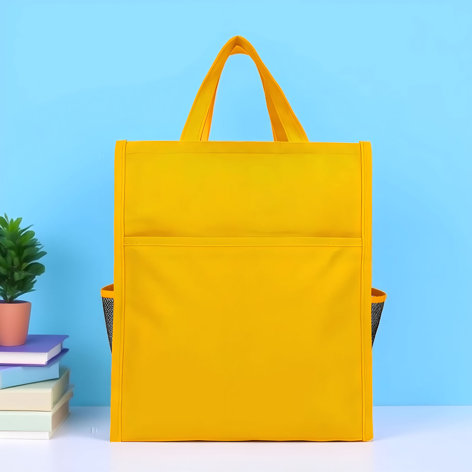 Bolsa de archivos portátil con cremallera bolsa de información A4 bolsa de libro de aprendizaje clase de entrenamiento tutorial bolsa maletín impresión logo