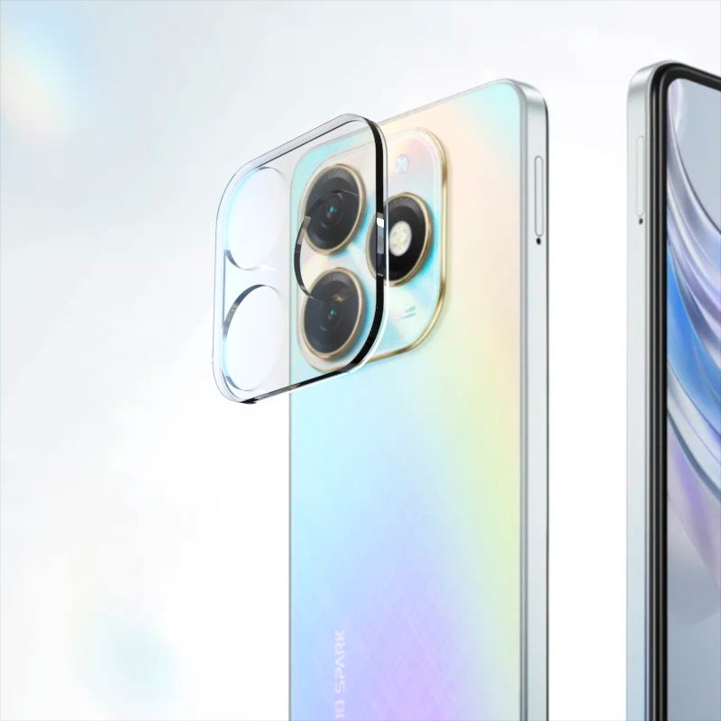 Aplicable a Infinix inteligente 8 HD Cámara protector 3D Lente de Cristal transmisión película caliente 40 pro