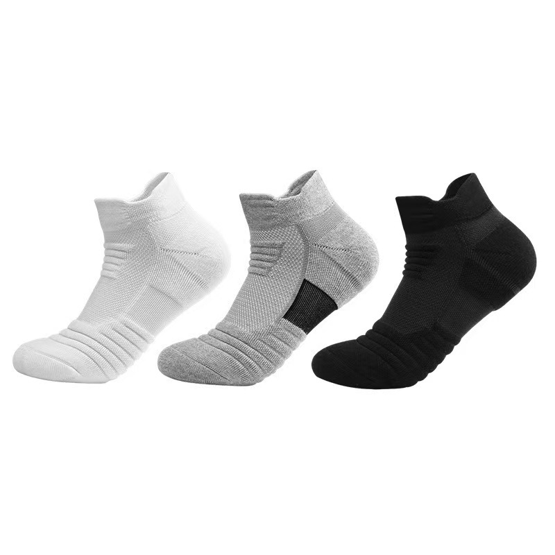 Cross-Border Basketball Socks Men's Professional Sports Socks Thickened Towel Bottom Socks Mesh Breathable Running Socks Outdoor