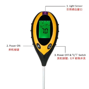 Фонд внешней торговли Siheyou One Gardening Testing Testing Instrainting Прибор PH Тестовый инструмент PH PHOTHY и щелочный световой измеритель света.