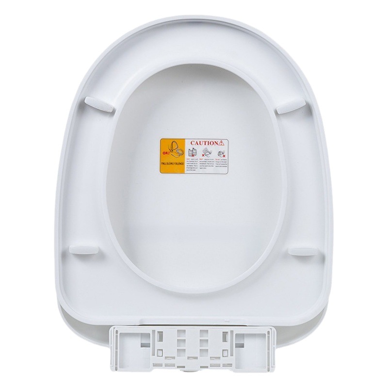 [Factory Supply] Toilet Cover Thickened Toilet Cover Toilet Cover Old-fashioned U-shaped V-shaped O-shaped Slowly Lowering PP Cover