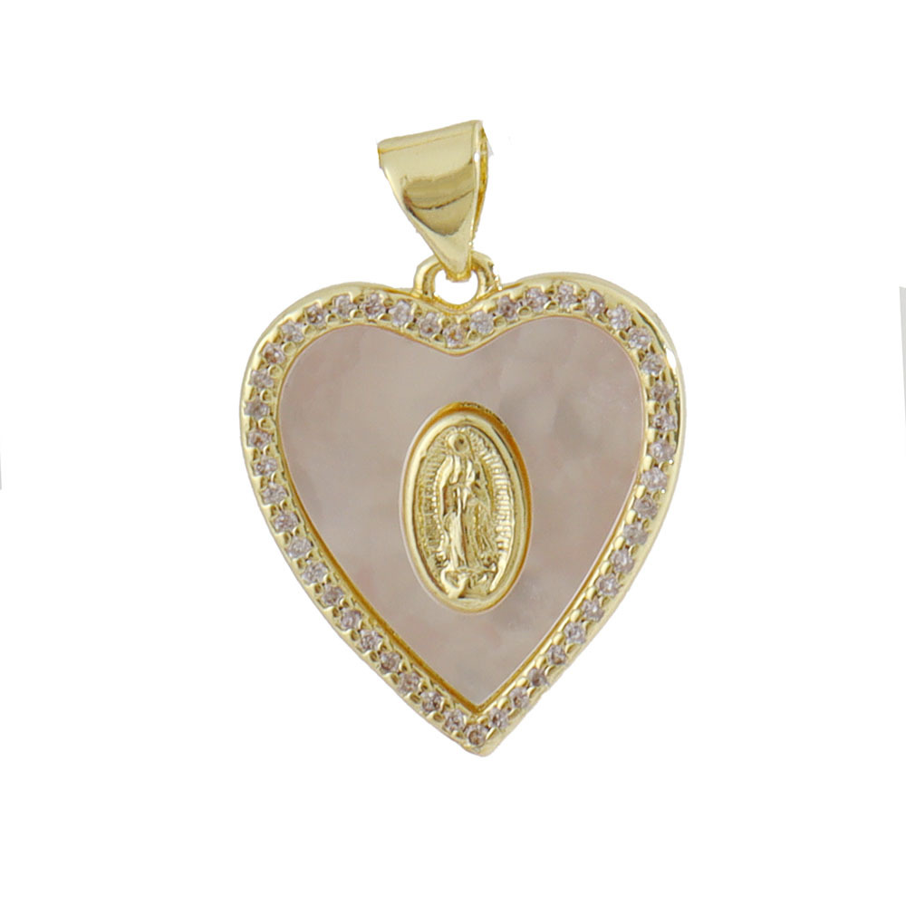 3g Weight Pendant Jewelry Making Type 14*26mm Jewelry Making Size Gold Plated Plating Material Zircon Inlay Material DIY Jewelry Accessories Classification 1 Piece Quantity Copper Material Human, Cross, Virgin Mary Pattern Inlay Design Vintage Style, Religion, Simple Style Style 1 Piece 14*26mm Copper Zircon Gold Plated Human Cross Virgin Mary Pendant 15