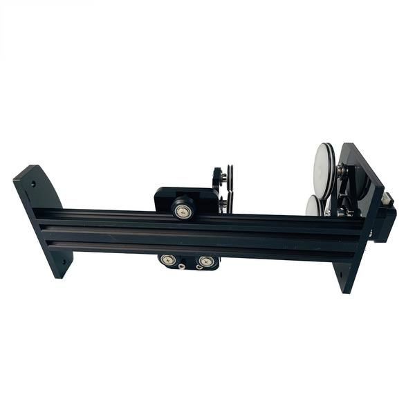 Automatic rotating shaft with laser