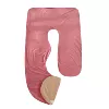 Crystal velvet bean camel double-single pillowcase