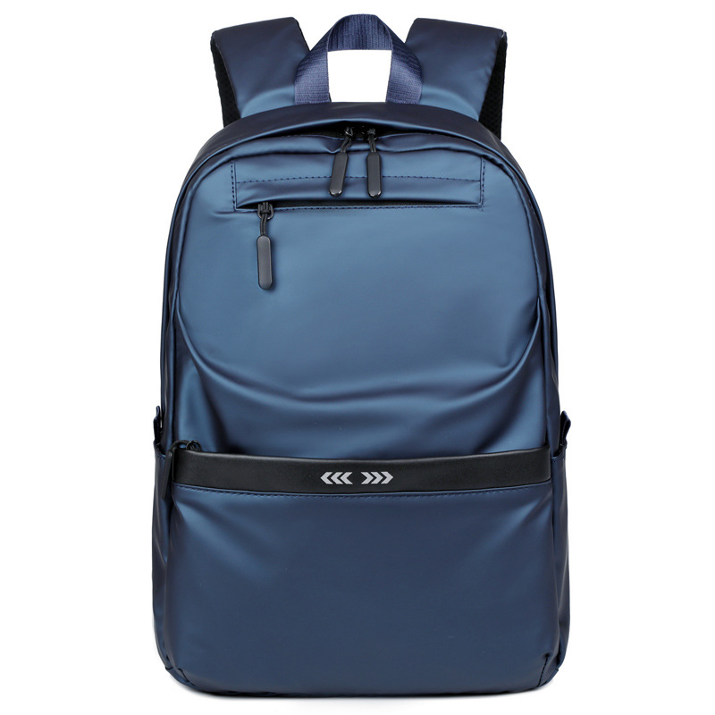 Mochila casual de los hombres de alta calidad mochila estudiante 2023 nueva película de cuero de 14 pulgadas mochila bolsa de ordenador al por mayor