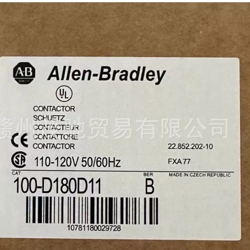 Новый контактор AB 100-D180EA11 220V 100-D180d11 110V