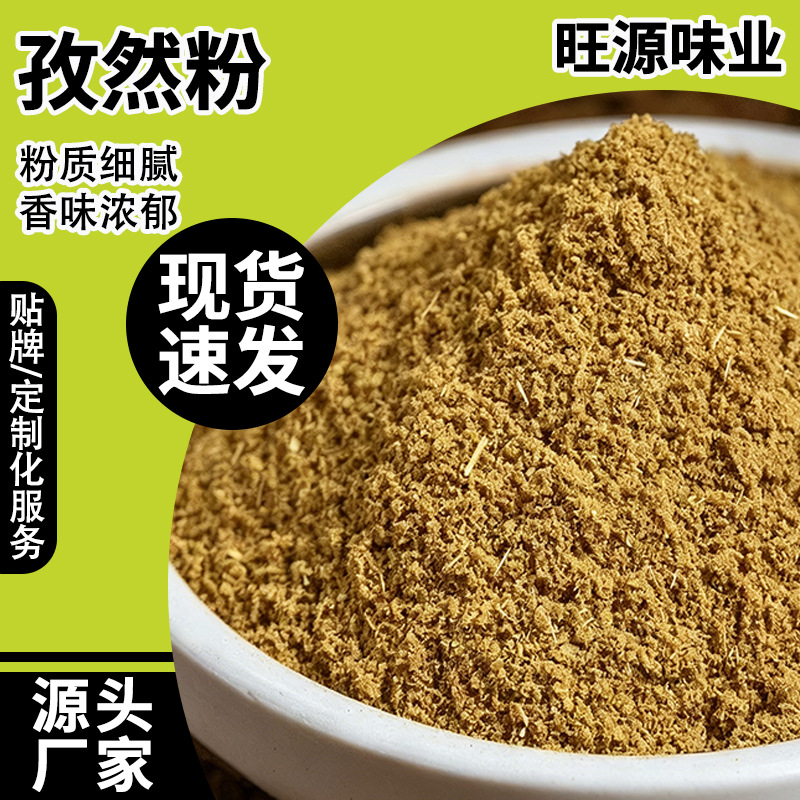 Cumin powder seasoning spice for barbecue, stir-fry, braised dishes, marinated meat, home and restaurant use, wholesale cumin powder