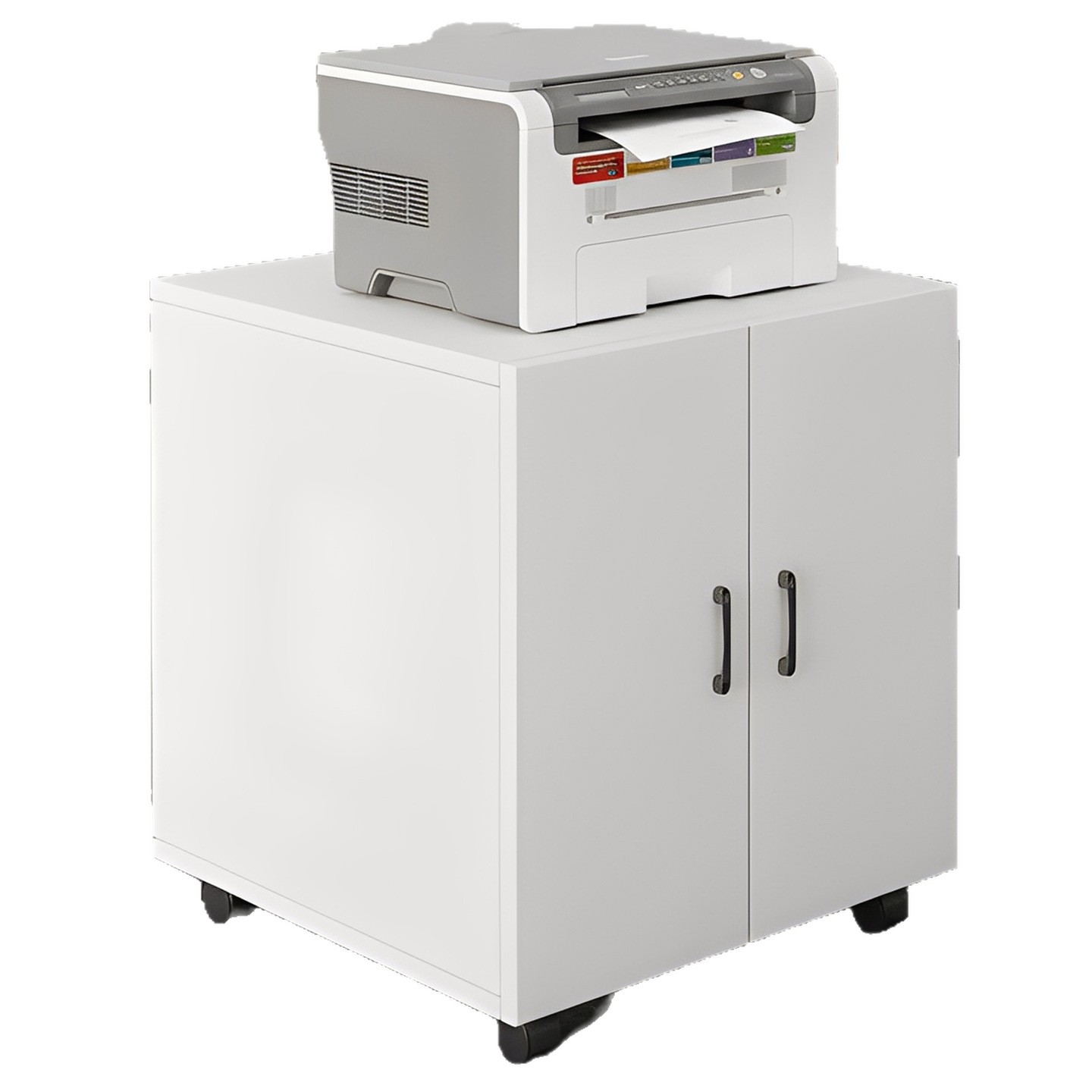 gabinete de impresora estante A3 gabinete de colocación de copiadoras gabinete bajo móvil gran gabinete de archivos de base de copiadoras