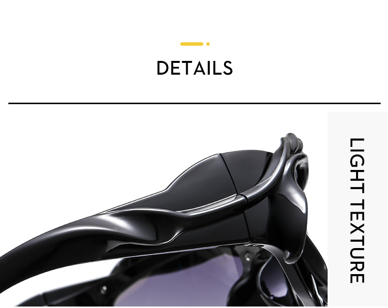 Y2K personality irregular shaped sunglasses European and American ins trend sunglasses Cyberpunk sunglasses_voghion.com