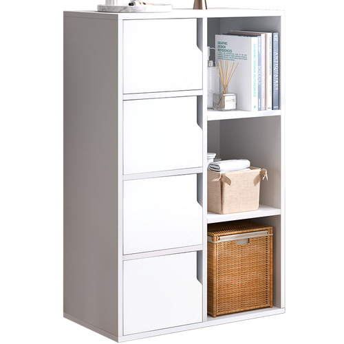 Bay window cabinet modern minimalist window sill balcony storage locker study bedroom wall-mounted floor-standing multi-layer simple bookcase