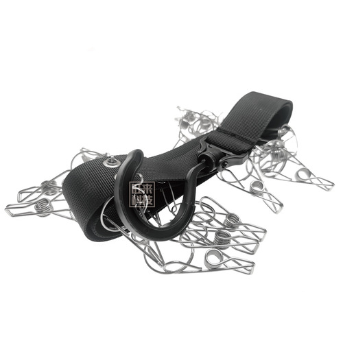Rotating wardrobe hat storage clip, door-back hat hook, no-punch hole-free coat and hat lanyard door-back clip