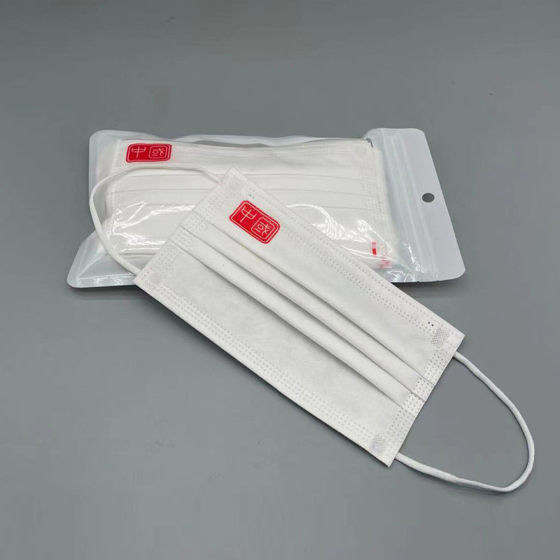 中国风白底红字