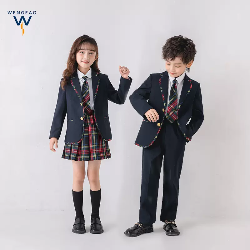 幼儿园园服班服春秋装套装儿童冬季小学生校服秋冬款儿童礼服西装