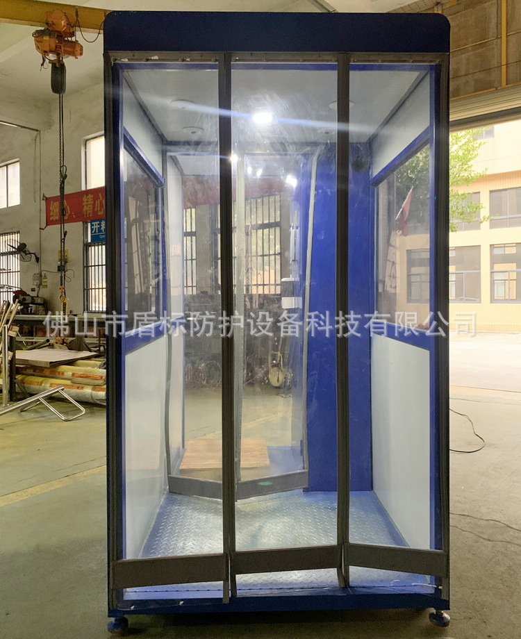 智能测温消毒门舱 外贸雾化消毒机通道式体温计 公共场所消毒道仓