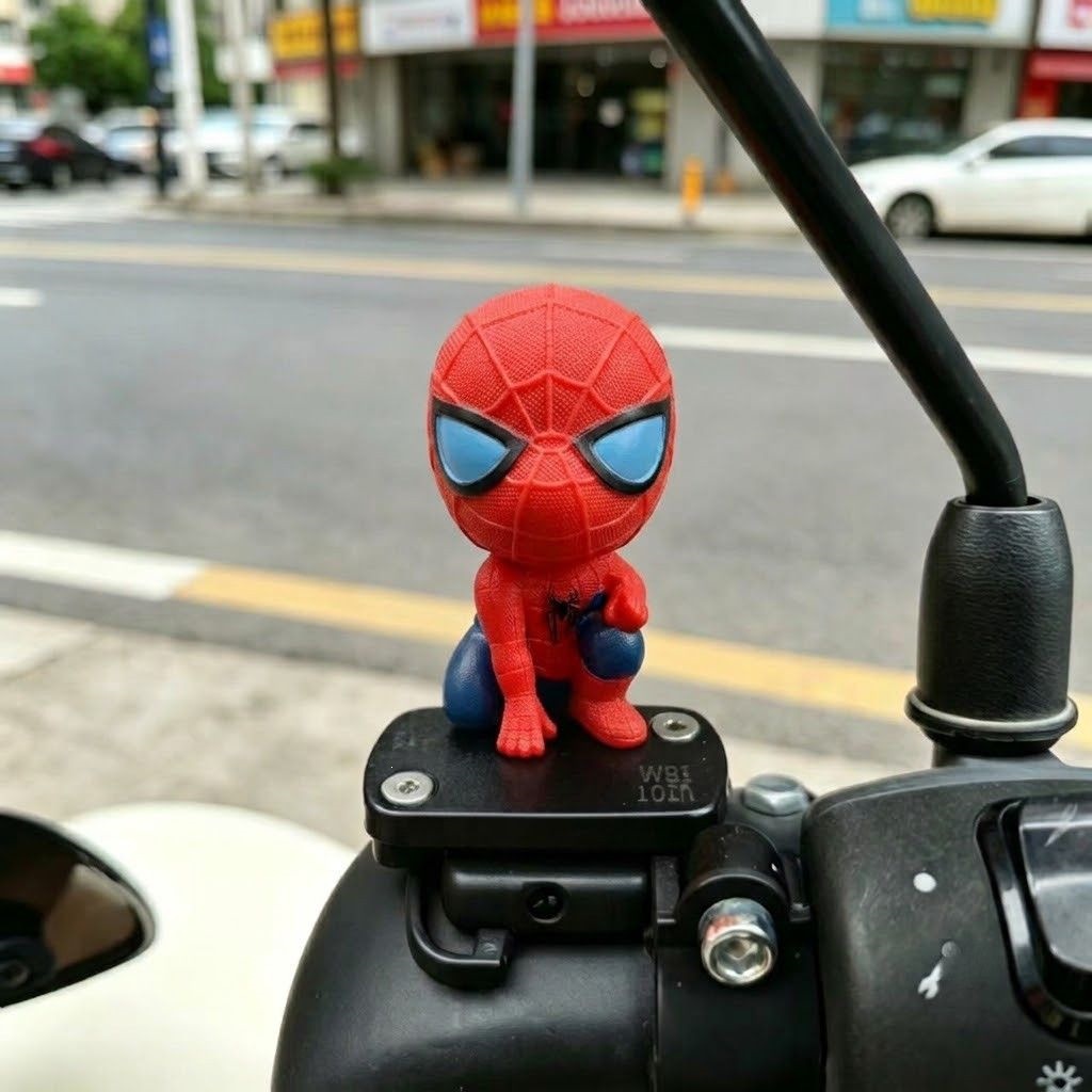 Figura de Acción de Spider-Man de PVC para Coche y Escritorio