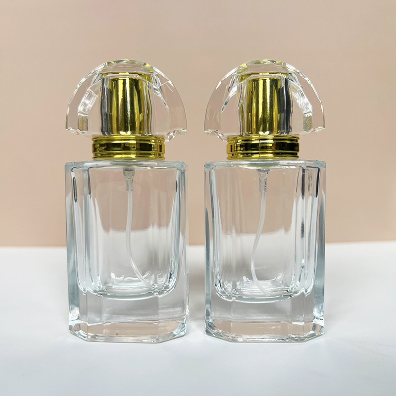 现货供应B184-35m螺口便捷香水玻璃瓶/化妆品分装便捷喷雾按压空