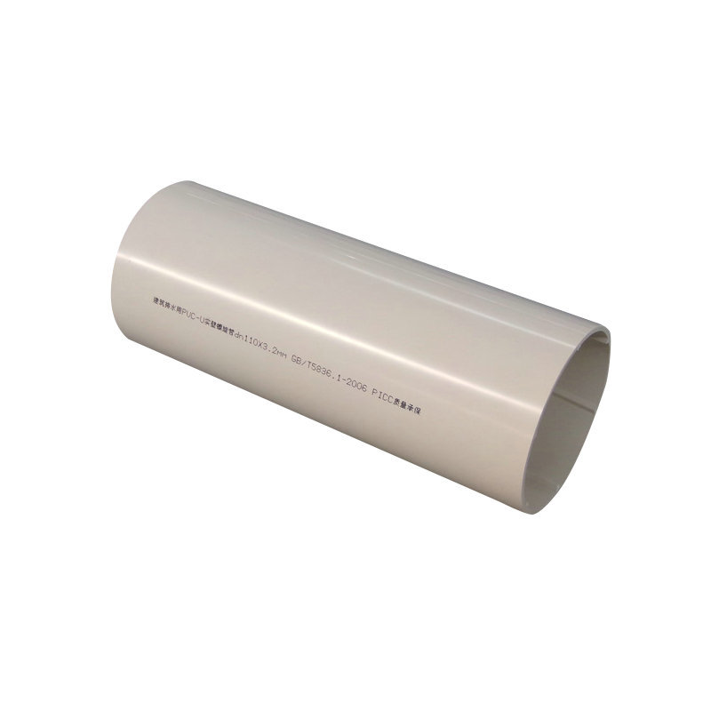 PVC排水实壁螺旋管