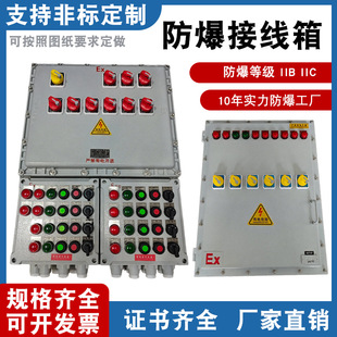 Explosion-Proof Distribution Box Control Box Lighting Power Box Maintenance Power Socket Box Switch Electrical Control Cabinet Stainless Steel Customization