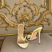 跨境欧美时装凉鞋 圆头夹趾细跟外贸女鞋women sandals shoes