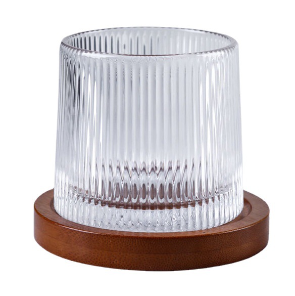 Copa de vino creativa con forma de trompo, vaso de whisky, vaso de cerveza, vaso de bebida estilo vaso grueso y único.