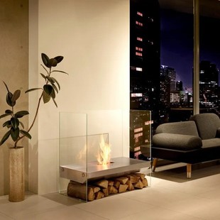 Scandinavian Small Independent Outdoor Real Flame Alcohol Fireplace Home Ornaments Bioethanol Wood Stove Heater