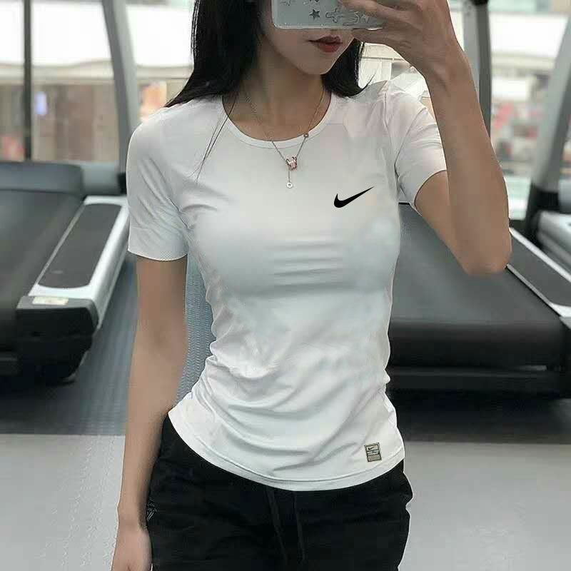 Amazon short sleeve fitness suit yoga su...