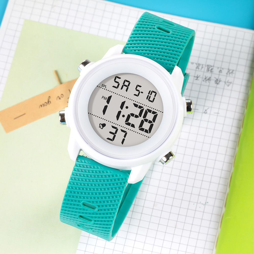 Reloj electrónico para estudiantes adolescentes y hombres deportivo al aire libre reloj electrónico multifuncional alarma de alarma de luz nocturna mayorista