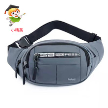 新款胸包男运动腰包潮流单肩包男款尼龙休闲大容量外贸斜跨男包