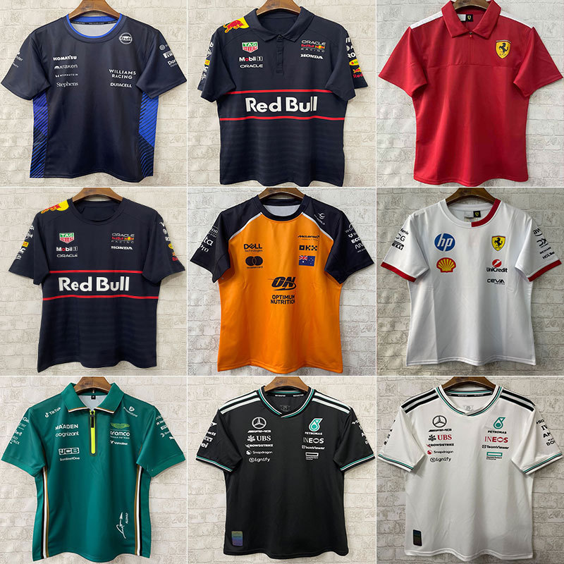 202526F1 Racing Suit Mercedes Mclaren Football Suit Red Bull Ferrari Jersey Aston Martin
