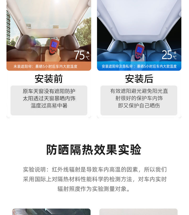 Factory direct supply of Krypton X ice crystal sunshade sunroof sunscreen insulation mesh sunshade auto supplies batch