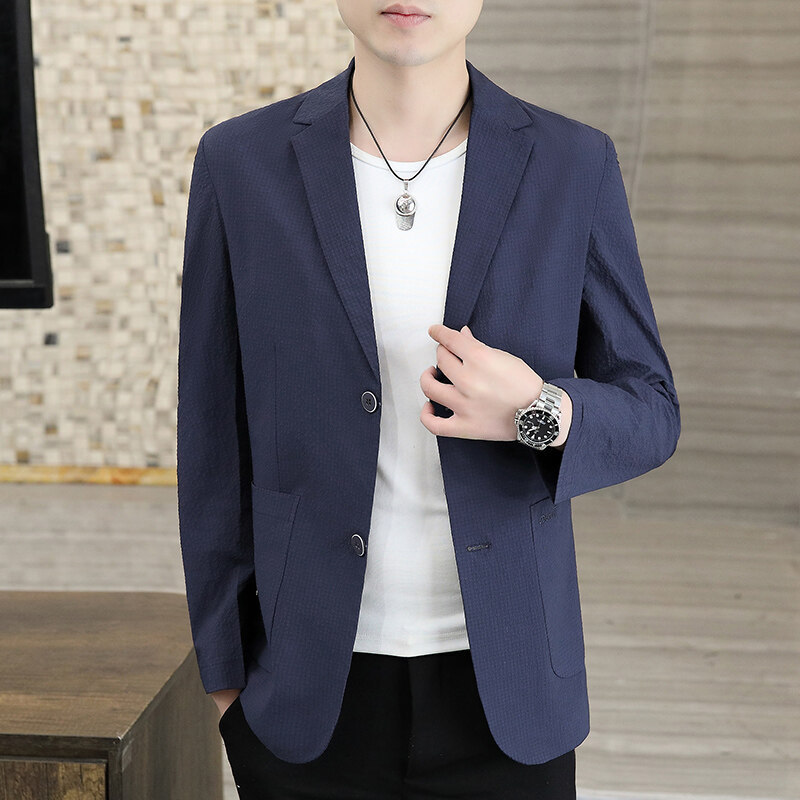 Mainly Promoting Popular High-End Summer Lightweight and Breathable Men's Suits, Sun Protection Suits, Anti-Wrinkle Jackets, Men's Trendy Single Suits Mainly Promoting Popular High-End Summer Lightweight and Breathable Men's Suits, Sun Protection Suits, Anti-Wrinkle Jackets, Men's Trendy Single Suits