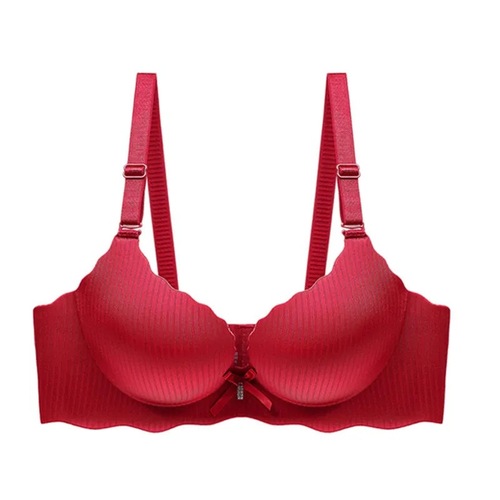 Push-up Bra for Women, Wireless, Small Cup, Seamless, Comfortable, One-Piece, Smooth Surface, Underwire