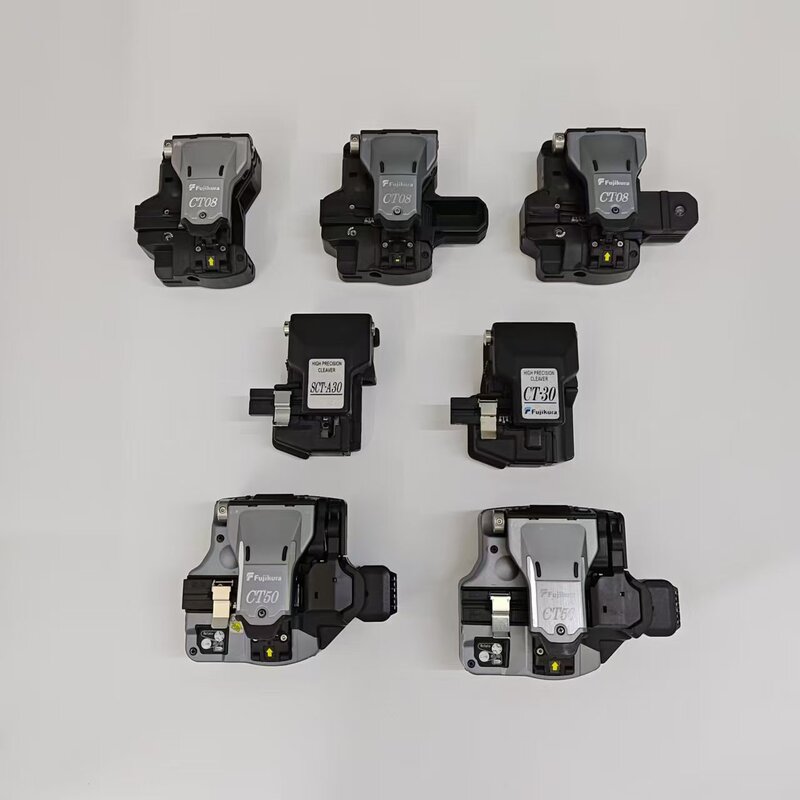 Used Fujikura-08/-30/-50 Fiber Optic Cleaver One-Step Knife Leather Line Optical Cable