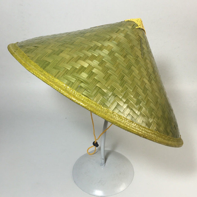 Pure handwork Bamboo Hats manual Peel Large canopies Farmer Straw hat sunshade Hat man Go fishing Visor