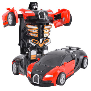 Children's Toy Car Transforms with One Click, Car Model for Boys, Small Car for Street Stalls, Toy for Night Markets