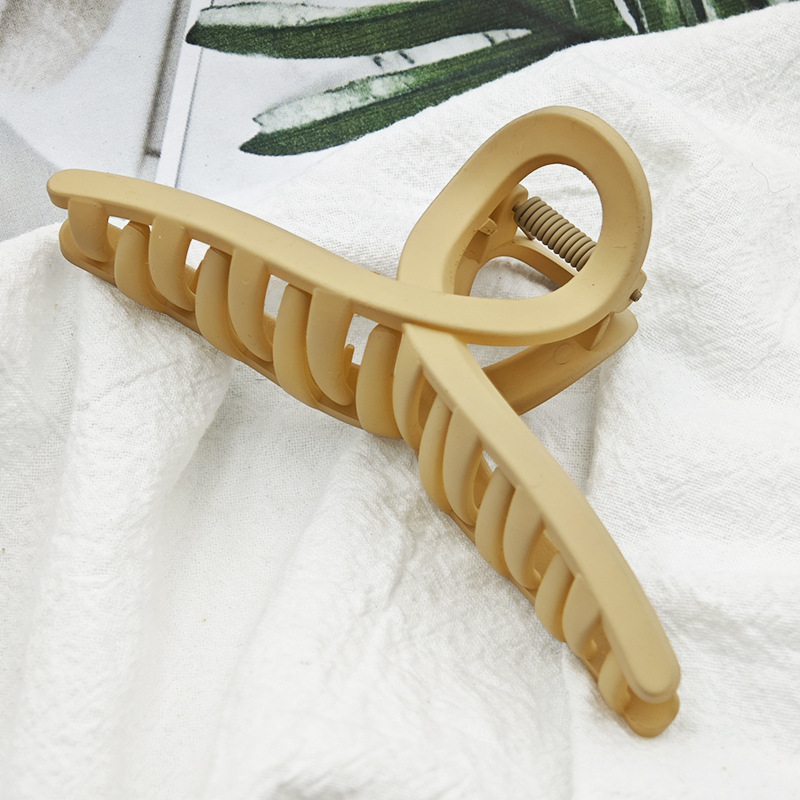 Clip de agarre, volumen de cabello grande, horquilla esmerilada, accesorios para el cabello exquisitos, horquilla de disco, nueva horquilla de tocado, pinza de tiburón femenina al por mayor
