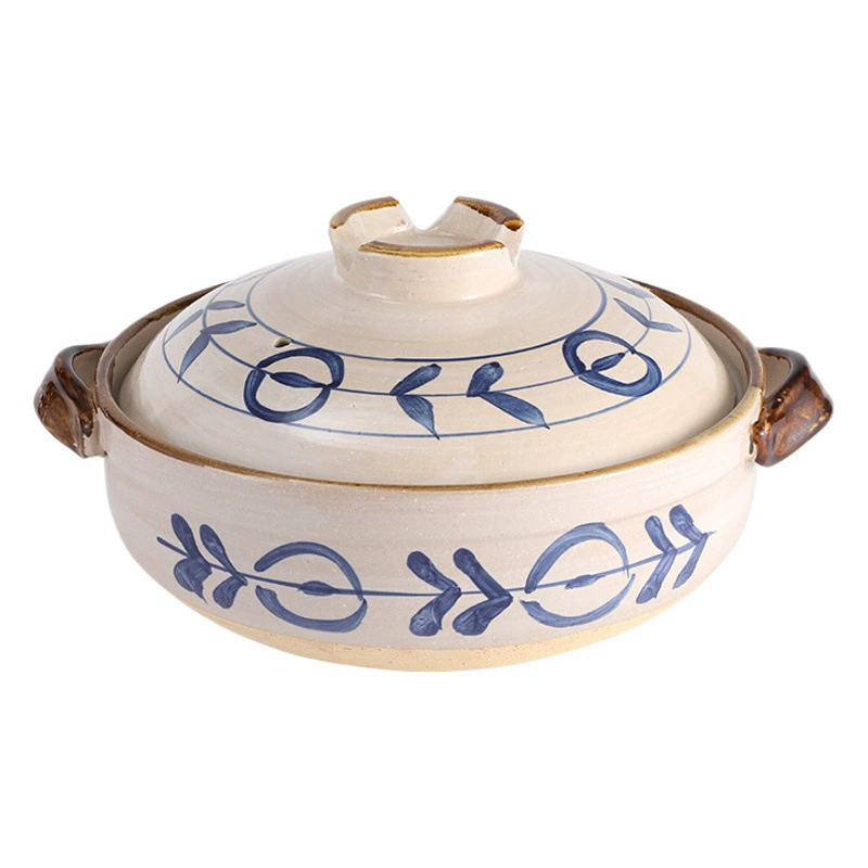 Горшок искусство японская глина тушеная кастрюля Глубокий горшок бытовой коммерческий горшок небольшой размер тушеная кастрюля суп горшок запеканка оптовая продажа с фабрики