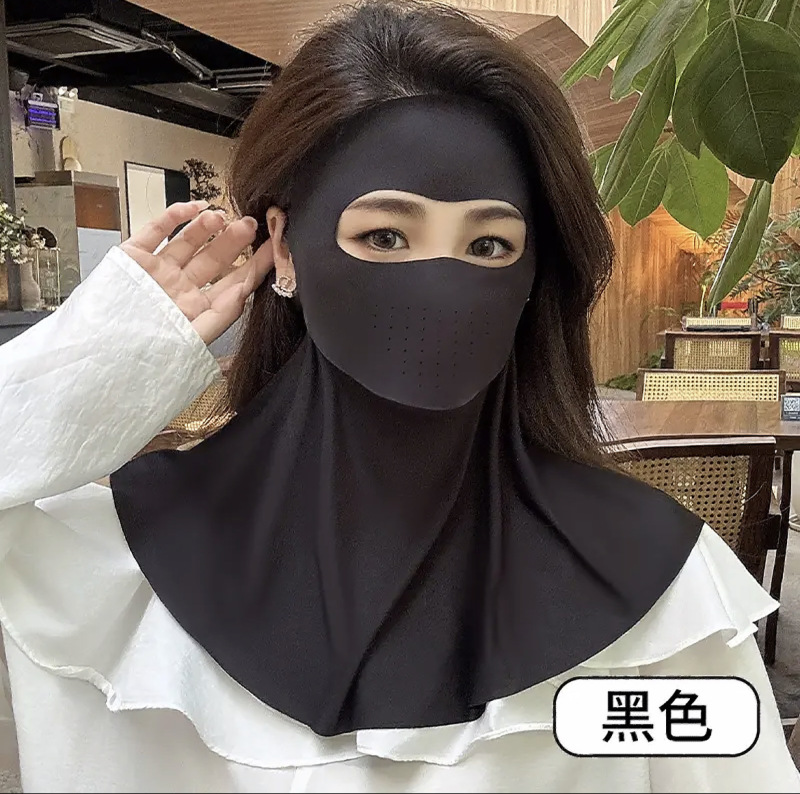 可喝水脸基尼防晒面罩全脸防紫外线女高颜值2025新款遮夏季口罩|undefined