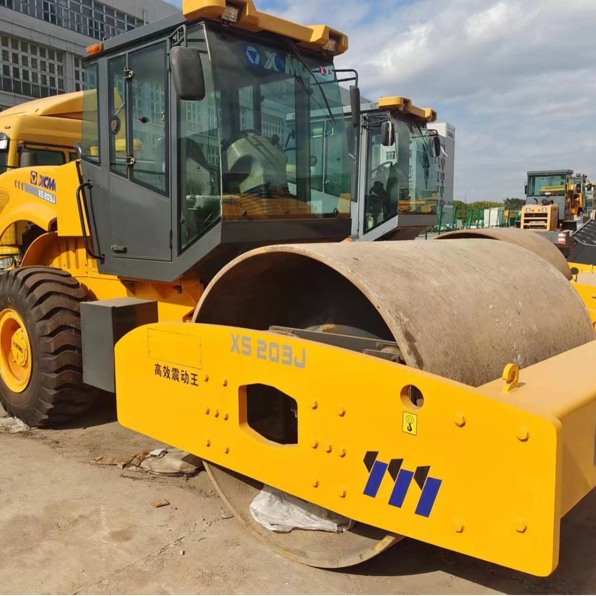 XCMG XS223JE (22T) 26T Haining usado rodillo de acero único 22 toneladas rodillo XS202J XS225