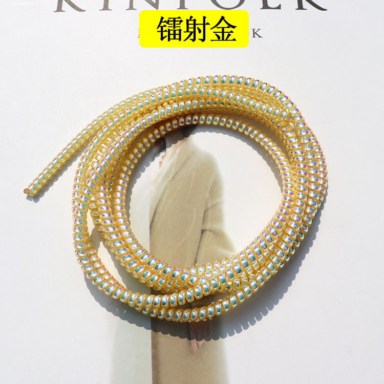 Nuevo láser 1,4 m cable de datos cable de protección de la cuerda manga protectora de datos bobinado primavera cuerda línea de protección fabricante ventas