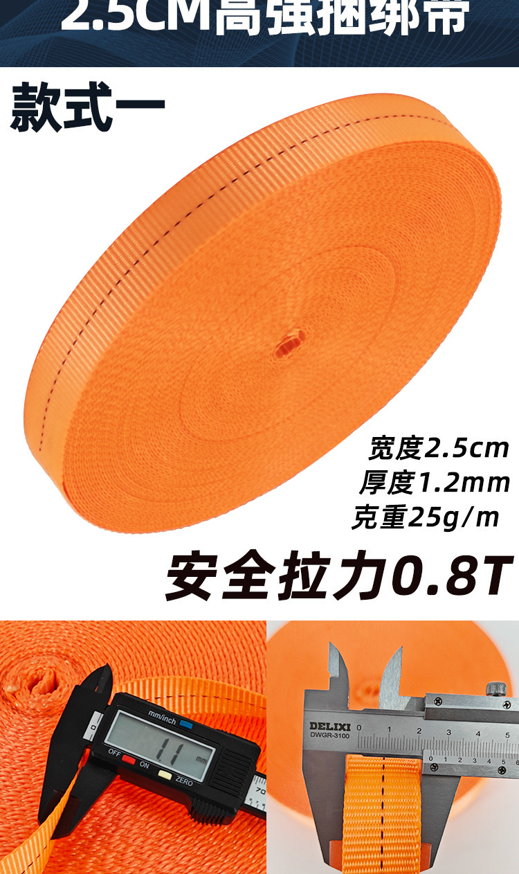 2.5CM 3.8CM 5CM High-Strength Polyester Lashing Strap