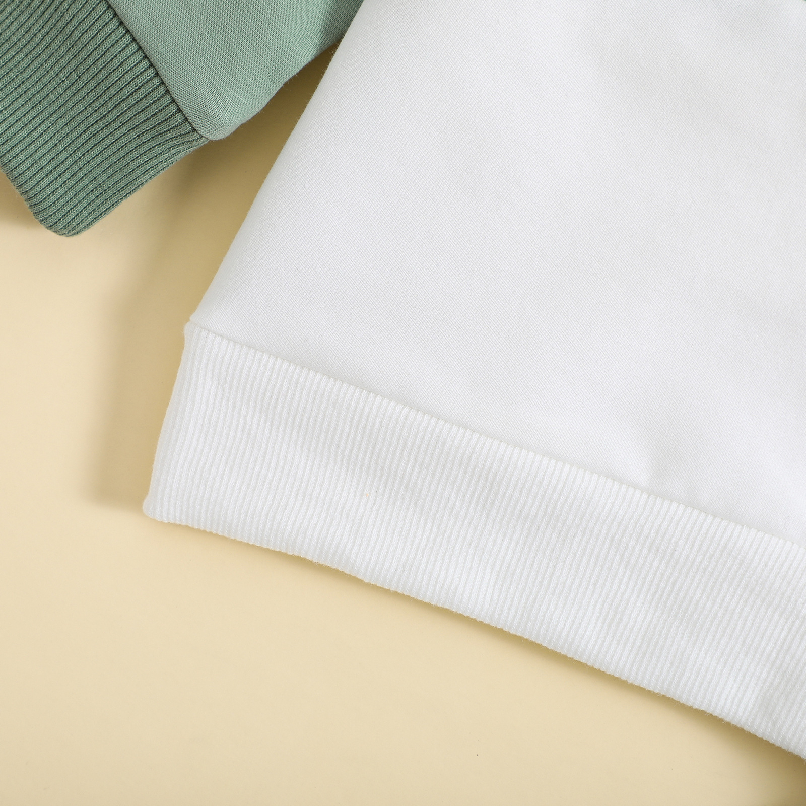 Baby clothing boy's suit Children's new autumn and winter color matching round neck long sleeve pants suit_voghion.com