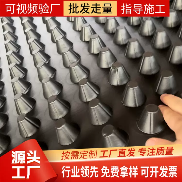 塑料排水板 屋顶绿化楼顶花园用 HDPE凹凸滤水板 疏水板排水板