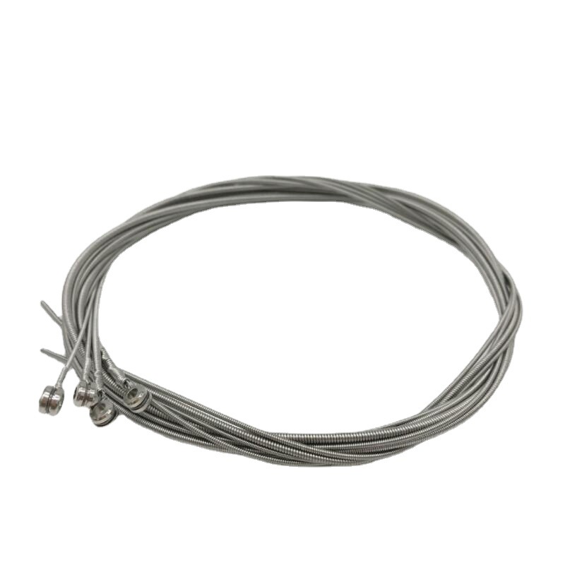 Clásico folk acústica guitarra cuerdas de latón cobre rojo color cuerdas embalaje independiente conjunto cuerdas de guitarra a granel al por mayor