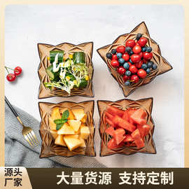 ins风早餐盘水果盘北欧风格创意网红菜盘家用点心盘西餐盘子