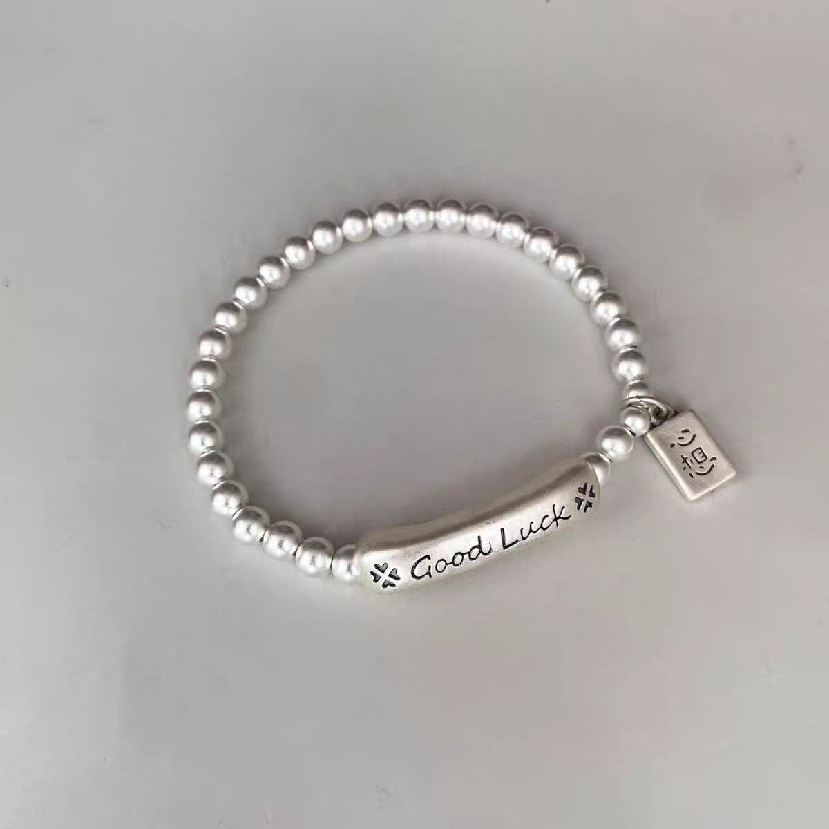 2025 New Model Xiaohongshu Same Style Good Luck Bracelet Goodluck Wish Come True Simple Fashion Versatile Transfer Gift