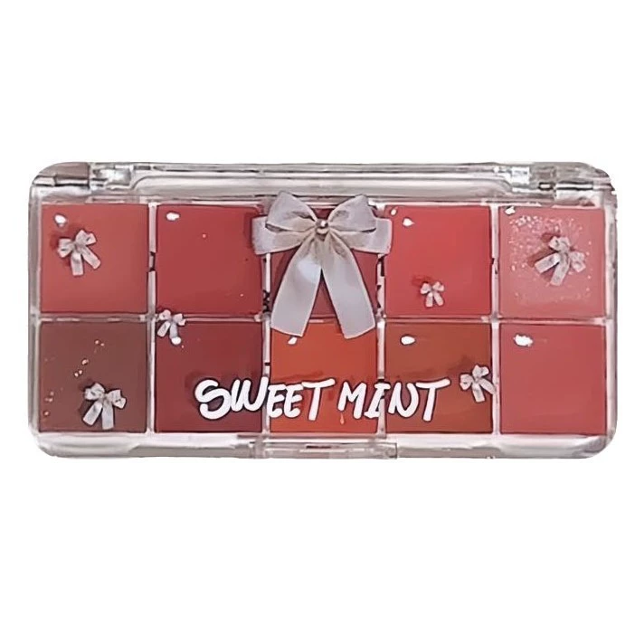 Помада Sweet Mint, питательный блеск для губ, десять цветов, интенсивное увлажнение, эффект пухлых губ