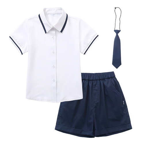 Blue Kindergarten school uniforms for girls boys graduation photos shooting outfits school class choir reading performance suit for children